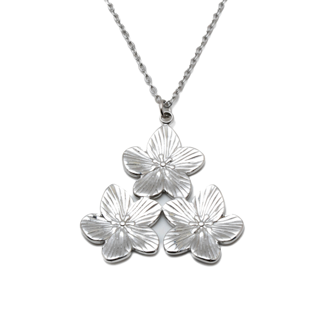 COLLAR ZO13096N PLATEADO Acero Inoxidable E25