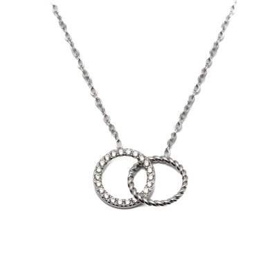 COLLAR ZO11864N PLATEADO Acero Inoxidable E29