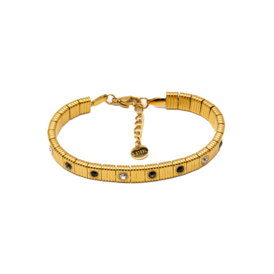 PULSERA ZO15170B GRIS DORADO Acero Inoxidable 2C58
