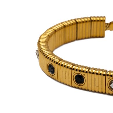 PULSERA ZO15170B GRIS DORADO Acero Inoxidable 2C58