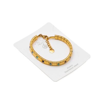 PULSERA ZO15170B AZUL DORADO Acero Inoxidable 2C58