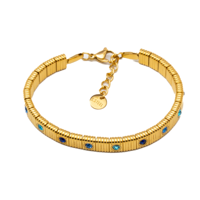 PULSERA ZO15170B AZUL DORADO Acero Inoxidable 2C58