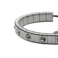 PULSERA ZO15170B BLANCO PLATEADO Acero Inoxidable 2C58