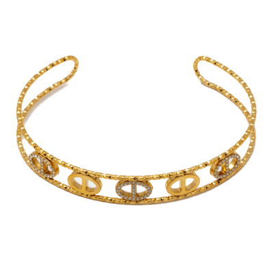 BRAZARETE ZO13812B Dorado Acero Inoxidable -C11