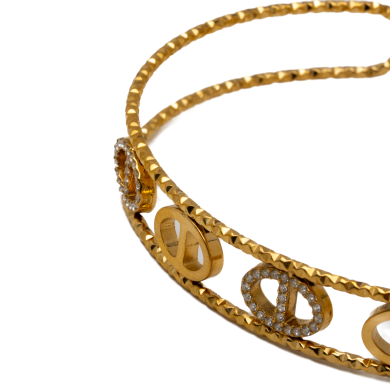 BRAZARETE ZO13812B Dorado Acero Inoxidable -C11