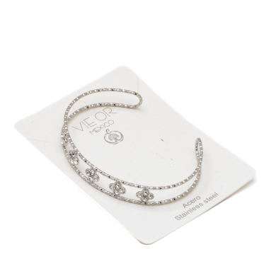 BRAZARETE ZO13813B Plateado Acero Inoxidable -2C11
