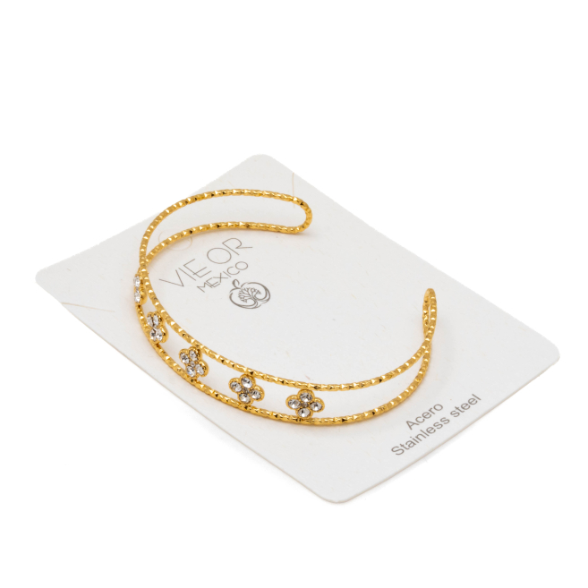 BRAZARETE ZO13813B Dorado Acero Inoxidable -2C11