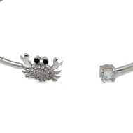 BRAZALETE ZO14426B PLATEADO Acero Inxidable
