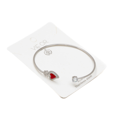 BRAZALETE ZO14656B PLATEADO Acero Inoxidable 2C12