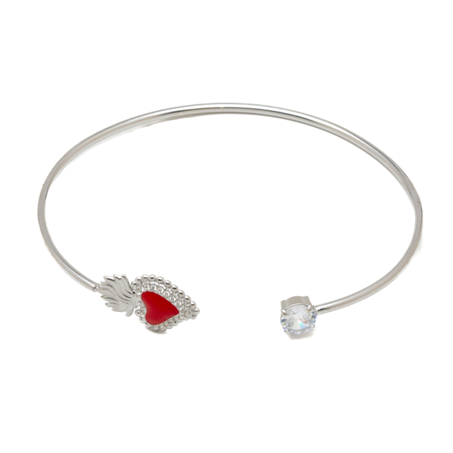 BRAZALETE ZO14656B PLATEADO Acero Inoxidable 2C12