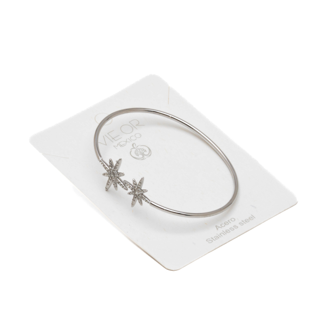 BRAZALETE ZO12085B350 PLATEADO Acero Inoxidable 2C12