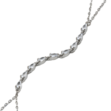 PULSERA ZO15868B PLATEADO ACERO INOXIDABLE 2B31