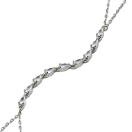 PULSERA ZO15868B PLATEADO ACERO INOXIDABLE 2B31