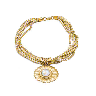 COLLAR Y01227 DORADO Acero Inoxidable E56