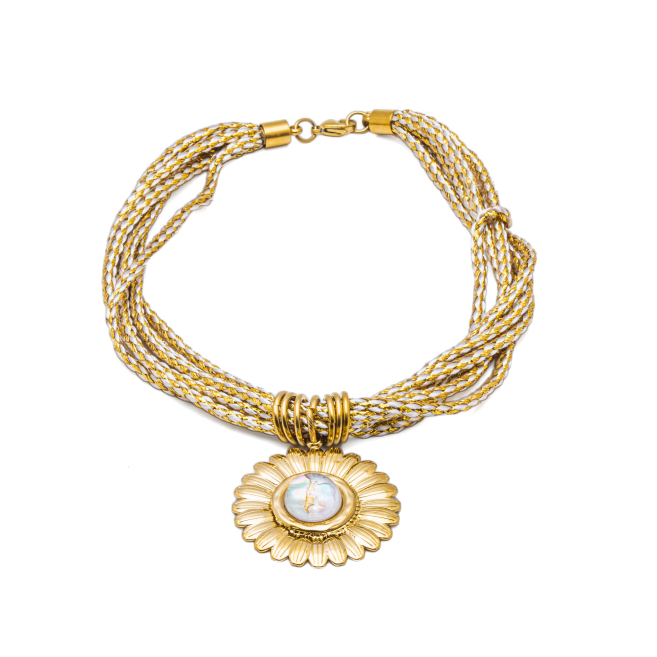 COLLAR Y01227 DORADO Acero Inoxidable E56