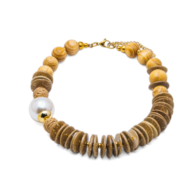 COLLAR Y00730 MARRON Acero Inoxidable E510