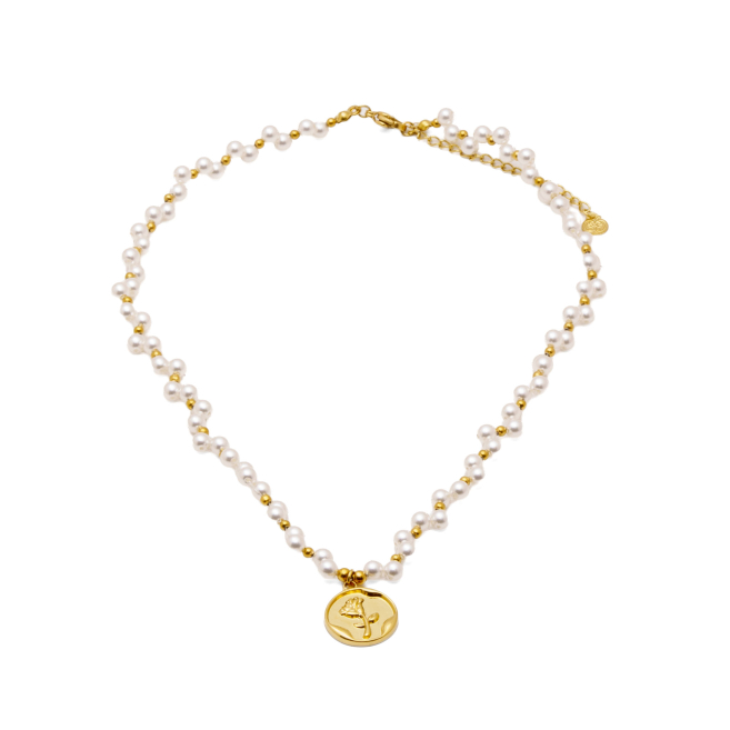 COLLAR Y01211 DORADO Acero Inoxidable E35