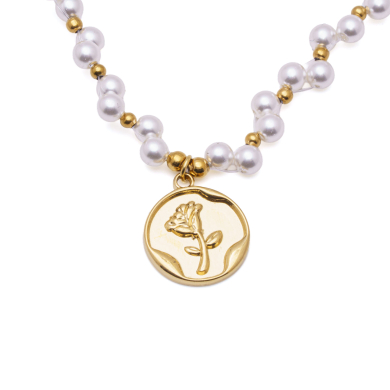 COLLAR Y01211 DORADO Acero Inoxidable E35