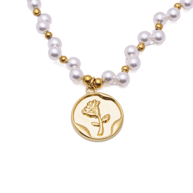 COLLAR Y01211 DORADO Acero Inoxidable E35