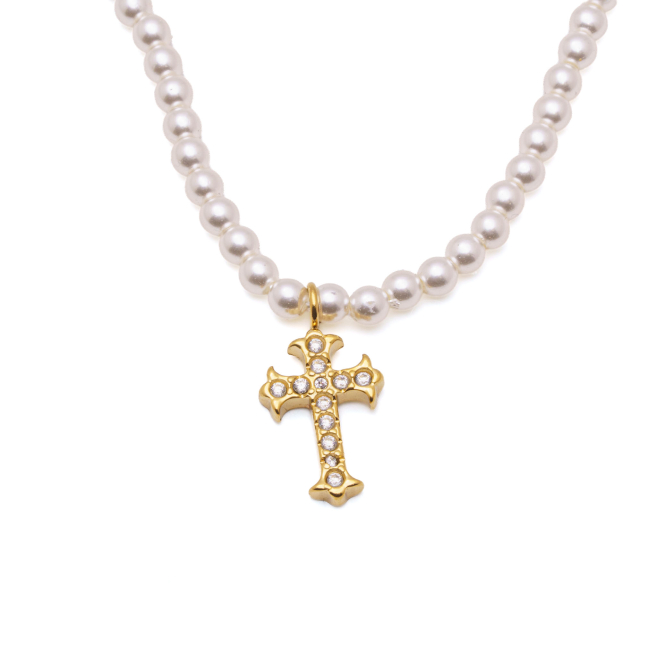 COLLAR Y01208 DORADO Acero Inoxidable E35