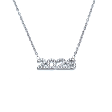 OFERTA Collar ZO12810N Plateado Acero Inoxidable