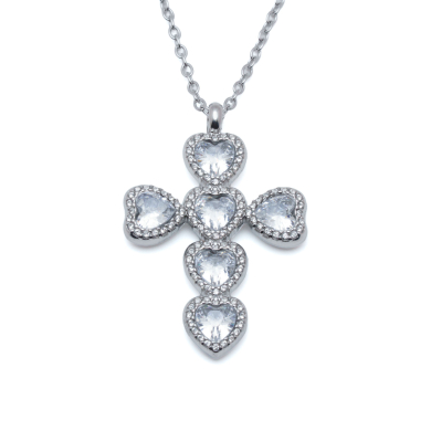 COLLAR ZO13847N PLATEADO Acero Inoxidable 2D11