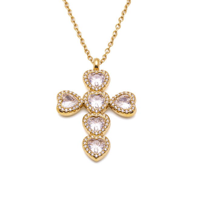 COLLAR ZO13840N DORADO Acero Inoxidable 2D11