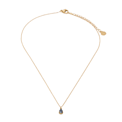 COLLAR ZO8370N DORADO NEGRO ACERO INOXIDABLE E12