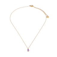 COLLAR ZO8370N DORADO ROSA ACERO INOXIDABLE E12
