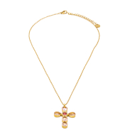 COLLAR ZO15375N ROSA DORADO Acero Inoxidable 2D11
