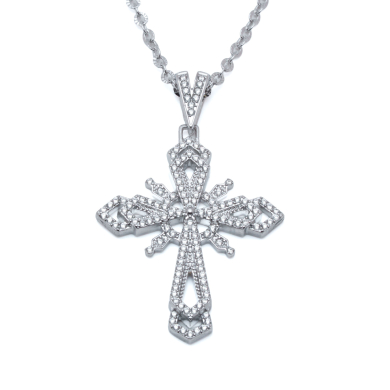 COLLAR ZO15893N PLATEADO ACERO INOXIDABLE 2D32