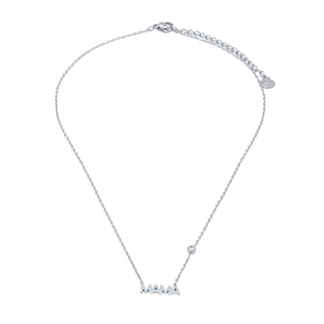 COLLAR ZO9295N180 PLATEADO Acero Inoxidable E16