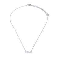 COLLAR ZO9295N180 PLATEADO Acero Inoxidable E16