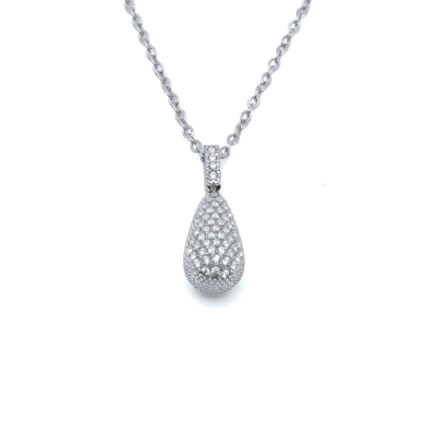 COLLAR ZO13512N PLATEADO Acero Inoxidable E29