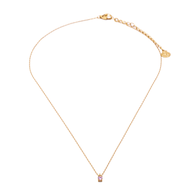 COLLAR ZO8368N DORADO ROSA ACERO INOXIDABLE E12