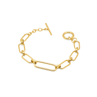 PULSERA ZO14184B DORADO ACERO INOXIDABLE 2B47