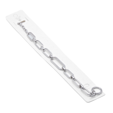 PULSERA ZO14184B PLATEADO ACERO INOXIDABLE 2B47