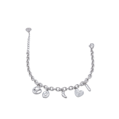 PULSERA ZO12286B PLATEADO Acero Inoxidable 2B41