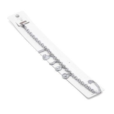 PULSERA ZO12286B PLATEADO Acero Inoxidable 2B41