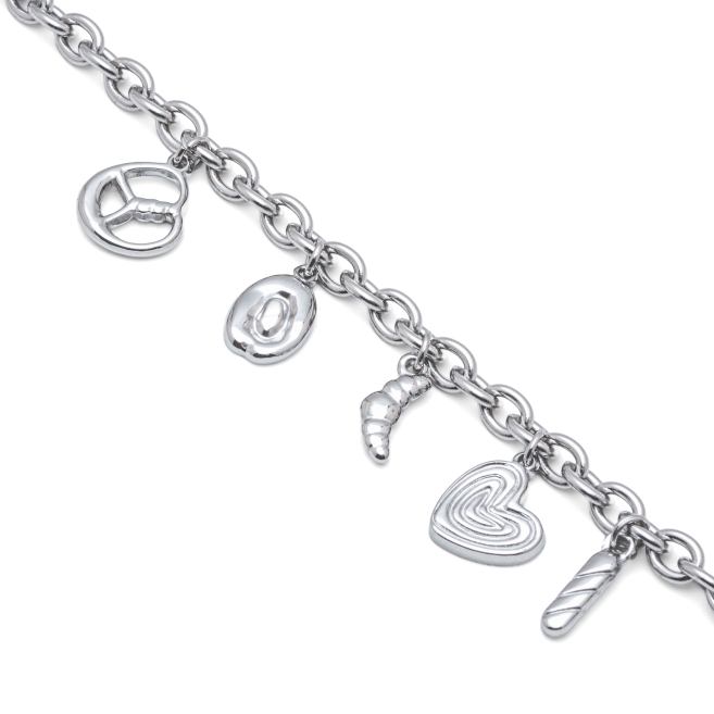 PULSERA ZO12286B PLATEADO Acero Inoxidable 2B41