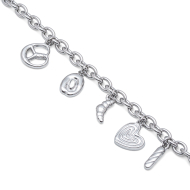 PULSERA ZO12286B PLATEADO Acero Inoxidable 2B41