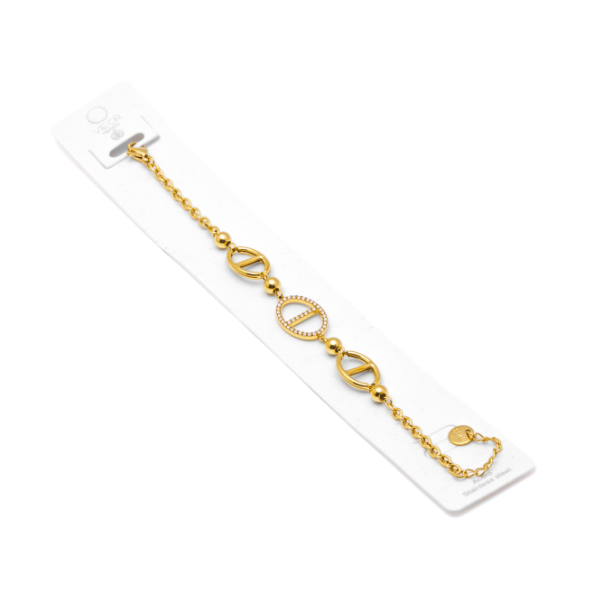 PULSERA ZO15163B DORADO Acero Inoxidable 2B44