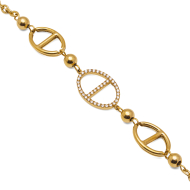 PULSERA ZO15163B DORADO Acero Inoxidable 2B44