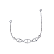 PULSERA ZO15165B PLATEADO Acero Inoxidable 2B44