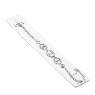PULSERA ZO15165B PLATEADO Acero Inoxidable 2B44
