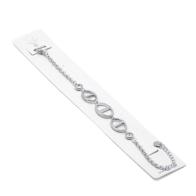 PULSERA ZO15165B PLATEADO Acero Inoxidable 2B44