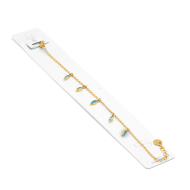 PULSERA ZO15465B DORADO AZUL ACERO INOXIDABLE 2B31