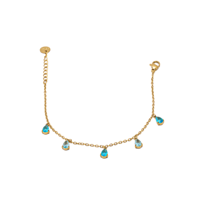 PULSERA ZO15465B PLATEADO MULTICOLOR ACERO INOXIDABLE 2B31