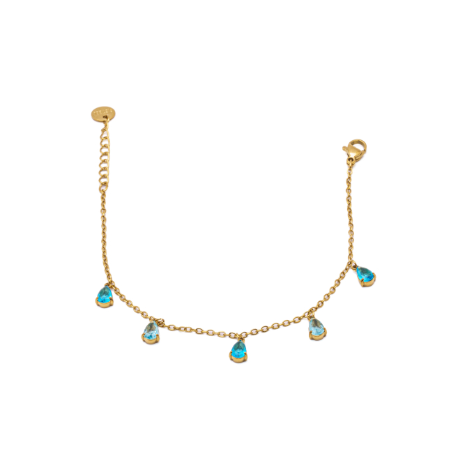 PULSERA ZO15465B PLATEADO MULTICOLOR ACERO INOXIDABLE 2B31