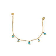 PULSERA ZO15465B PLATEADO MULTICOLOR ACERO INOXIDABLE 2B31